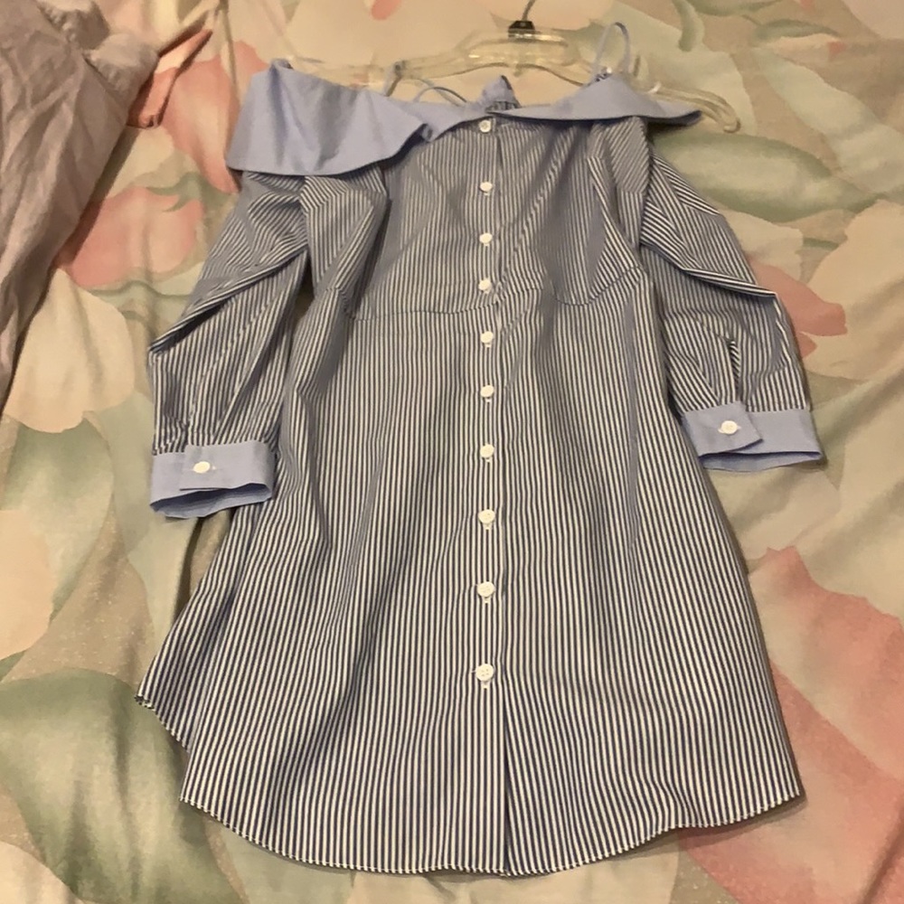 *Topshop off the shoulder dress - Picture 3 of 4